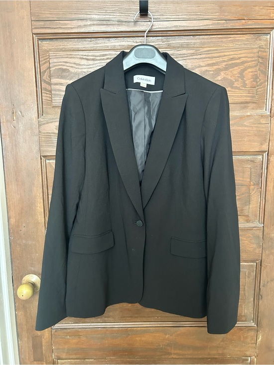 Calvin Klein Jackets & Blazers - Calvin Klein Black Blazer with Notched Lapels